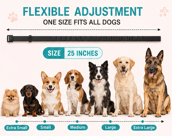 Size Chart — XS to XL Breed Adjustment